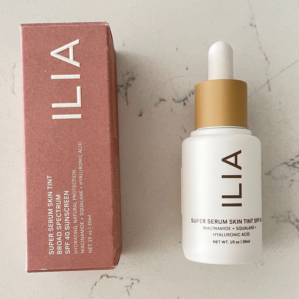 NEW! ILIA Super Serum Skin Tint SPF 40 | ST4 Formosa